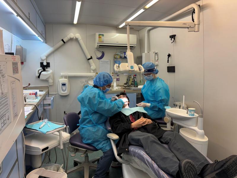 到校中學生護齒活動（新會商會中學）