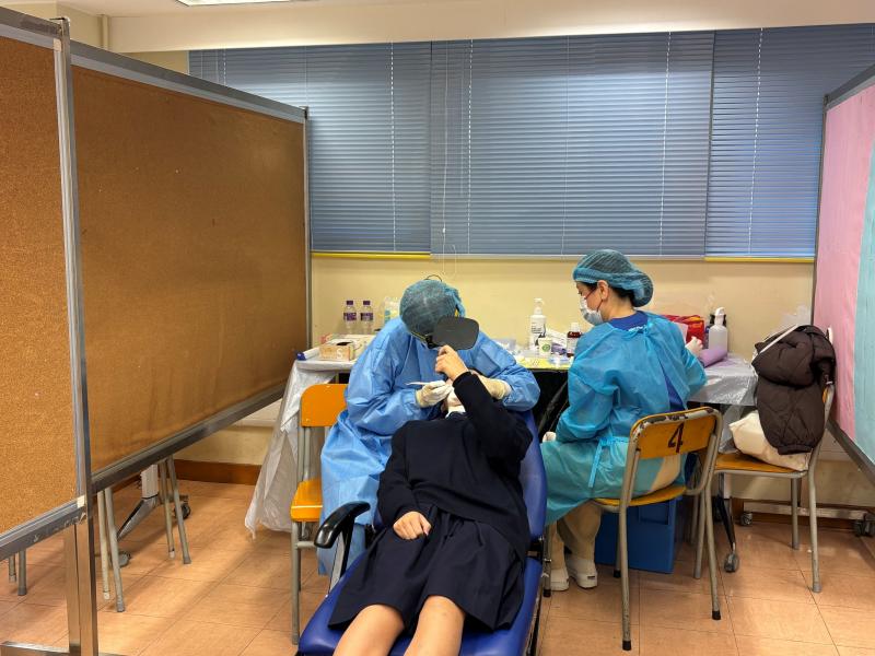 到校中學生護齒活動（石籬天主教中學）