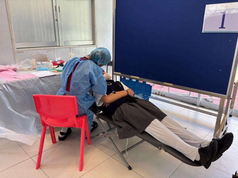 到校中學生護齒活動